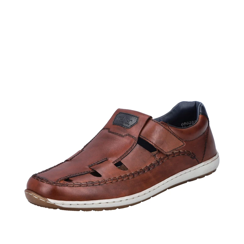 Rieker Men's 08838 Low Shoes, Brown, 9 UK