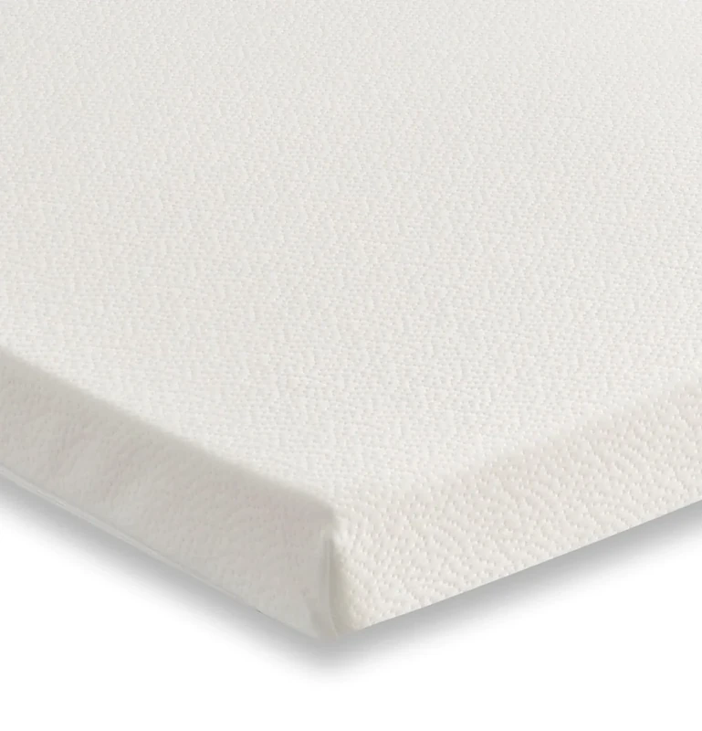 Starlight Beds Shorty Mattress Topper- 5cm Cooling Foam Mattress Topper with Removable, Washable Cover, White – 2ft6 x 5ft9 (75x175x5cm)