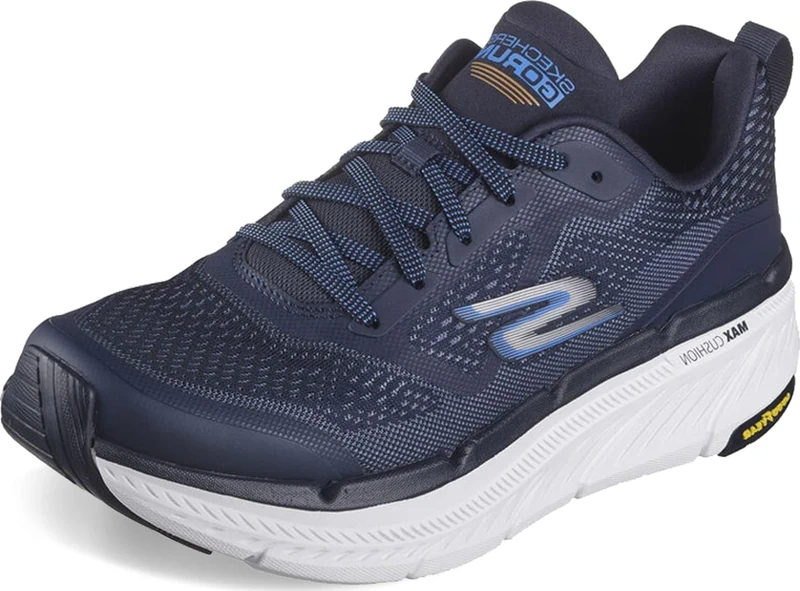 Skechers Men's Max Cushioning Premier 2.0 Vantage 2.0 Sneaker, Navy Textile/Synthetic, 9 UK Wide