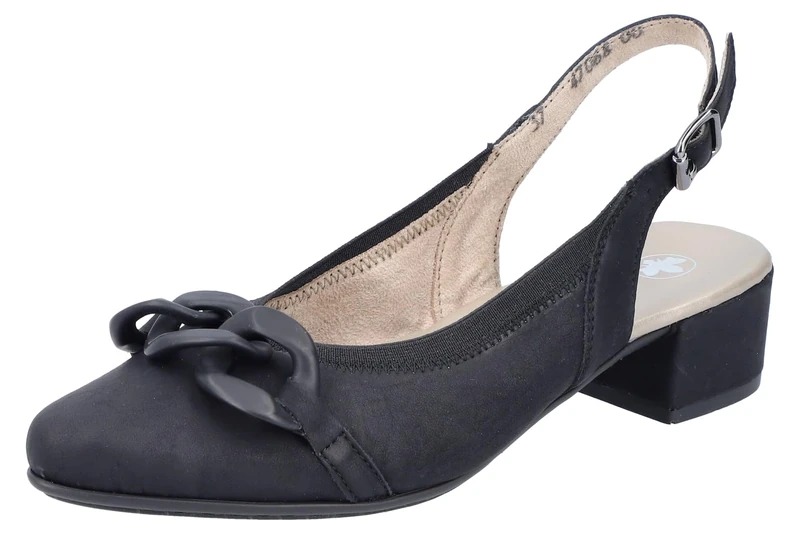 Rieker Women's 47068 Low Shoes, Black, 6 UK