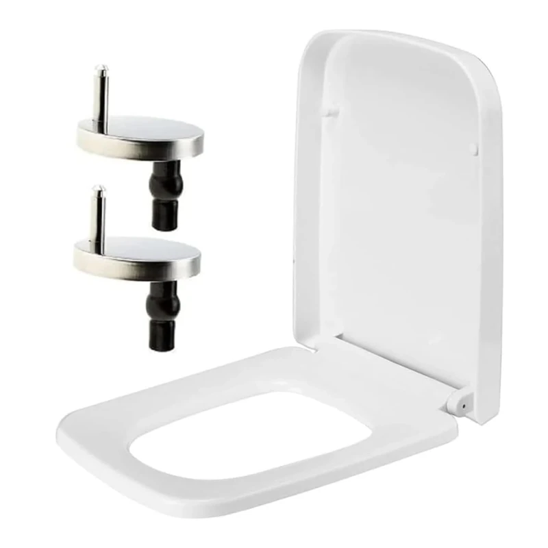 AAN BY SCOTT Soft Close Rectangular Toilet Seat - Quick Release, White
