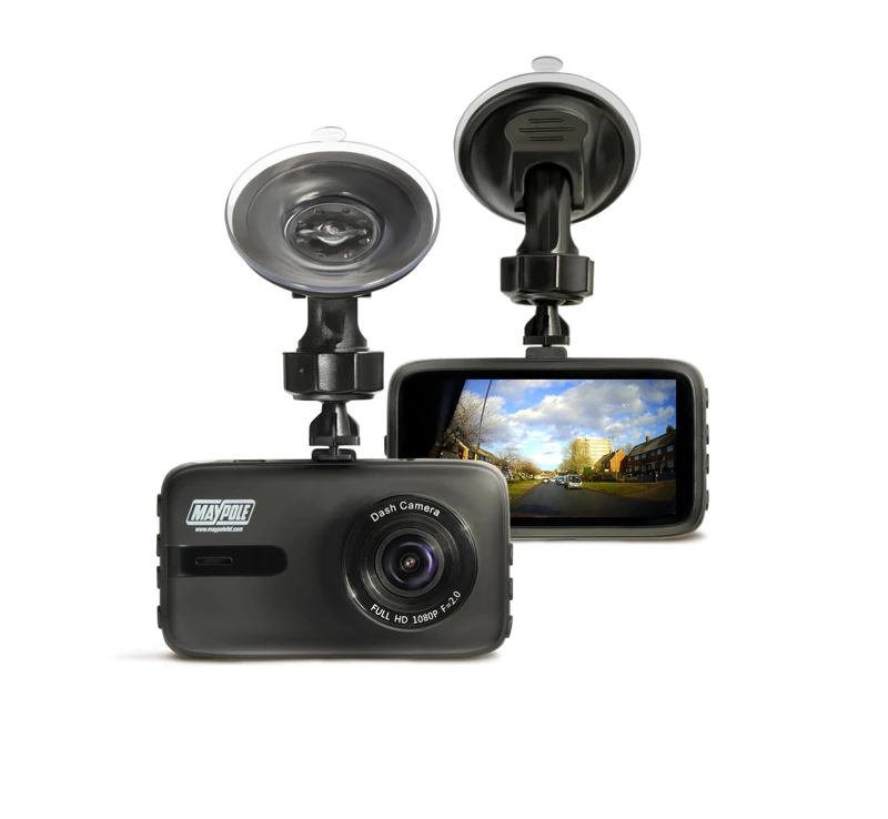 Maypole 1080P Full HD Dashcam - 150 Degree Wide Angle Lens - Image 1