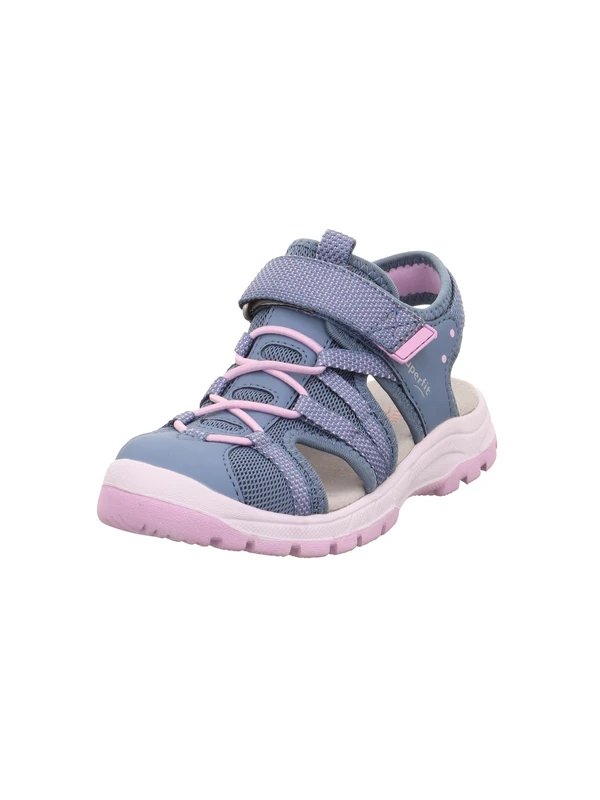 Superfit Tornado Light Sandal, Blue Pink 8010, 5 UK
