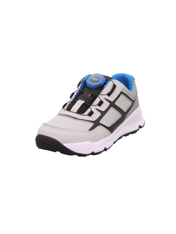 Superfit Boys Free Ride Trainers, Light Grey Blue 2500, 13 UK
