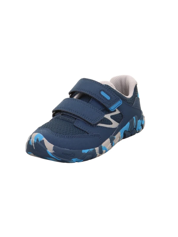 Superfit Boys' Trace Trainers, Blue Turquoise 8000, 7.5 UK Child