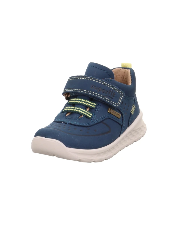 Superfit Boys Breeze Gore-Tex Sneaker, Blau/Gelb 8030