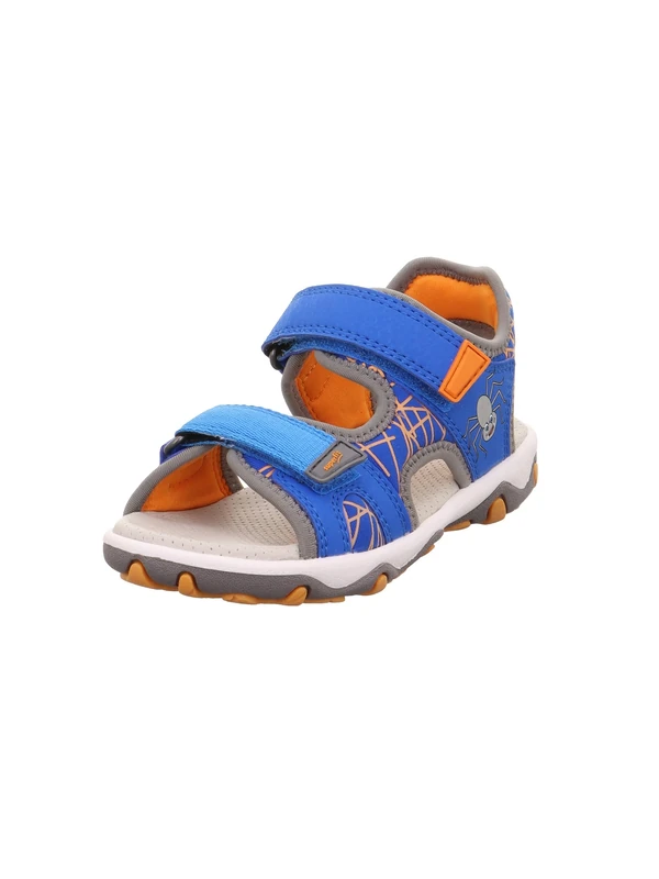 Superfit Boys' Mike 3.0 Sandals, Blue Orange 8050, 12 UK Child