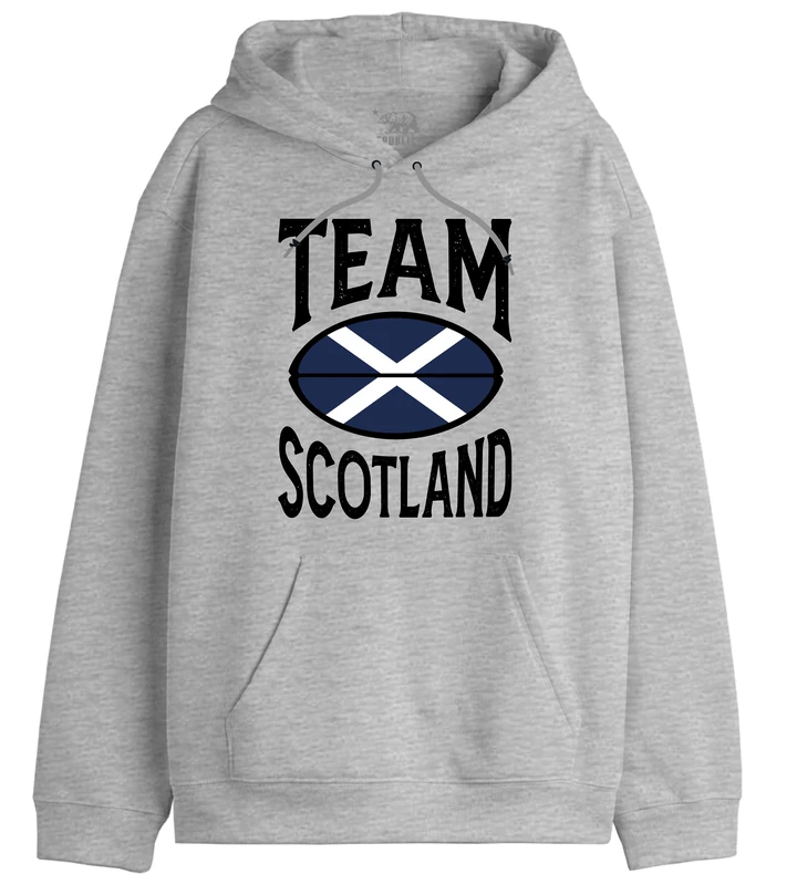 Republic Of California Team Scotland UXREPCZSW037 Men's Sweatshirt, Melange Grey, S, Melange Grey, L