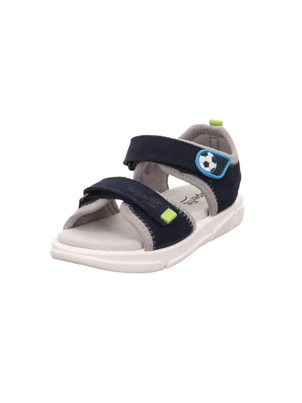 Superfit Boys' Pixie Sandals, Blue Grey 8000, 1.5 UK - Image 1
