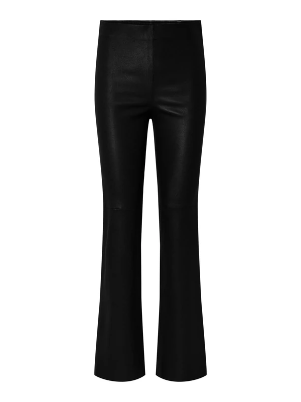 YAS ZELLU Bootcut Leather Pant NOOS, Black, L