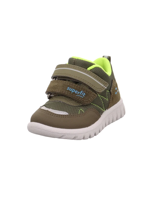 Superfit Boys' Sport7 Mini Gore-Tex First Walking Shoes, Green Yellow 7000, 3.5 UK Child