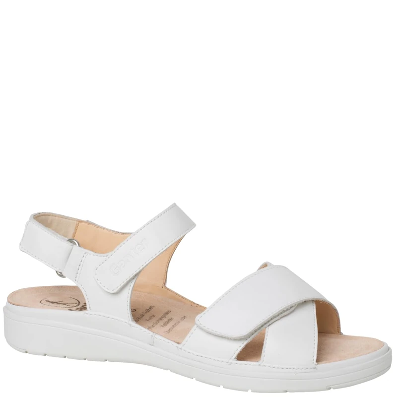 Ganter Women's Gina Sandal, Milk, 5 UK
