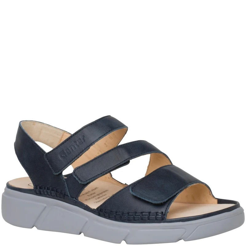 Ganter Women's Halina Sandals, dark blue, 42 EU Weit