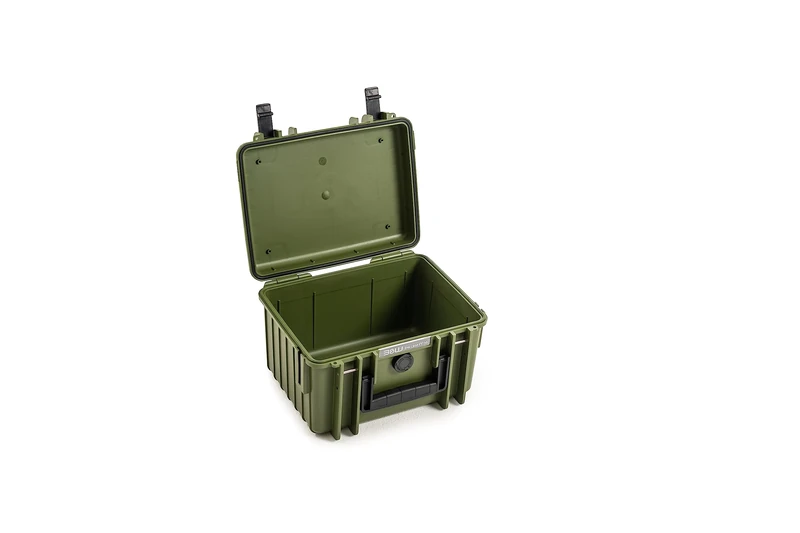 B&W International B&W Outdoor Transport Case, Type 7800, Bronze Green, Waterproof According to IP67 Certification, Dustproof, Shatterproof and Indestructible, Bronze Green, Typ 7800 - Innenmaß