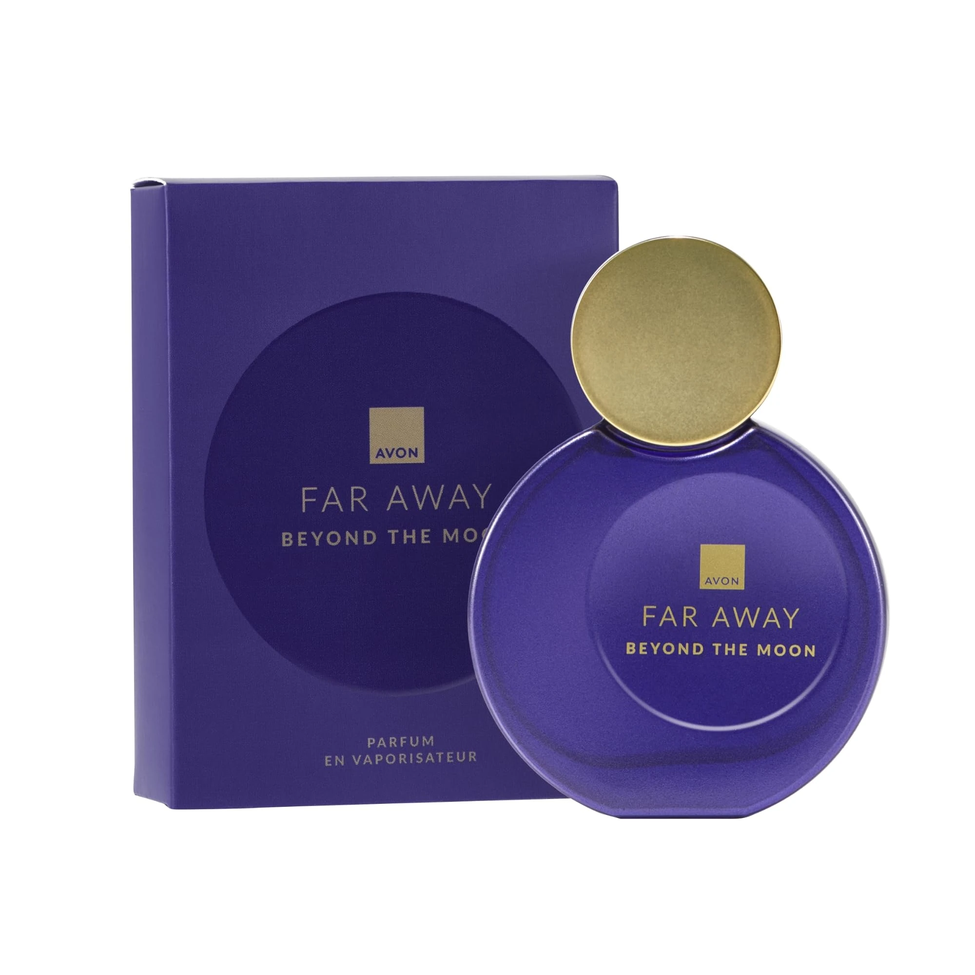 Avon Far Away Beyond the Moon Eau de Parfum 50ml, Wild Cherry and Sandalwood, Long Lasting Scent, Perfect for Any Occasion, Cruelty Free