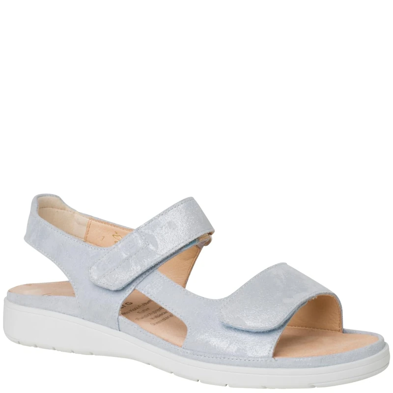 Ganter Women's Gina Sandal, Iceblue, 6 UK