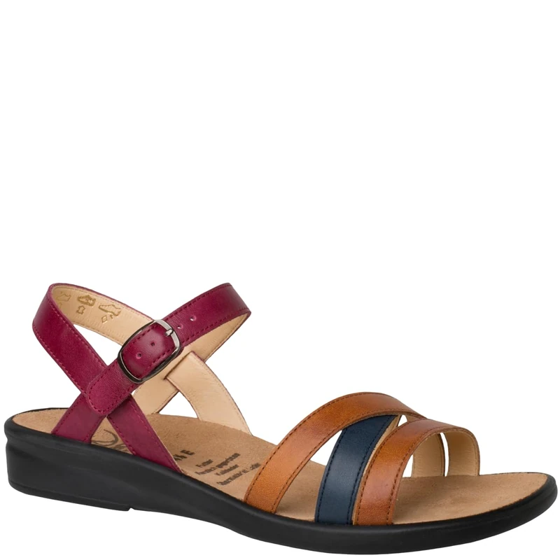 Ganter Women's Sonnica Sandals, Bordeaux Red, 39 EU X-Schmal - Image 1