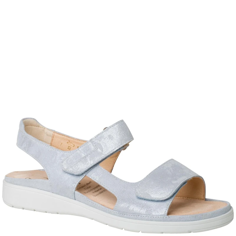 Ganter Women's Gina Sandal, Ecrú, 4 UK