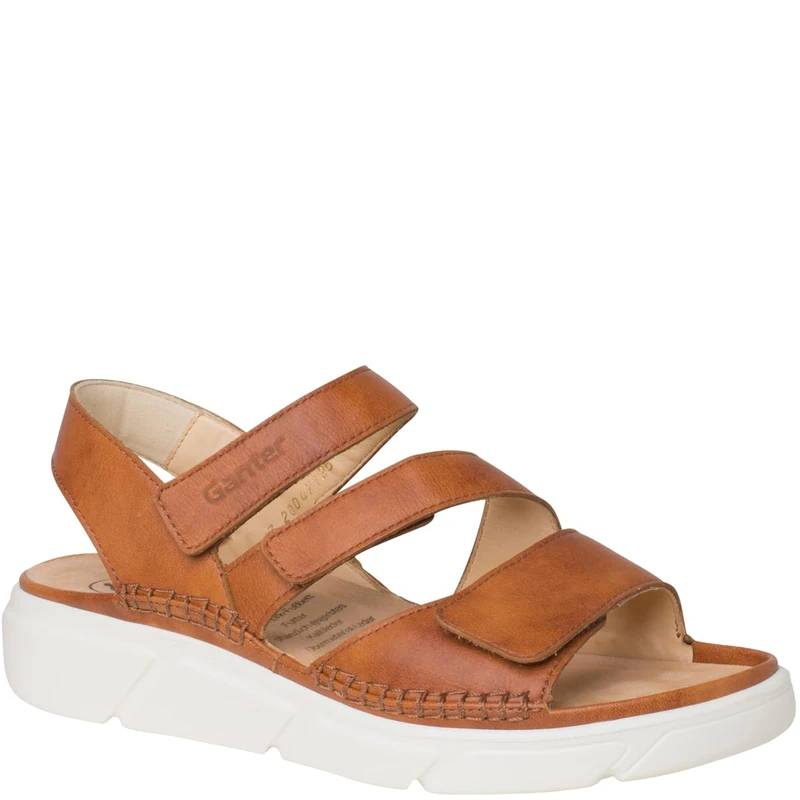 Ganter Women's Halina Sandals, Cognac, 39 EU Weit