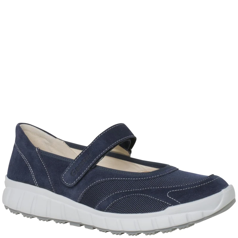 Ganter Women's Evo Ballet Flats, Navy, 40.5 EU Weit
