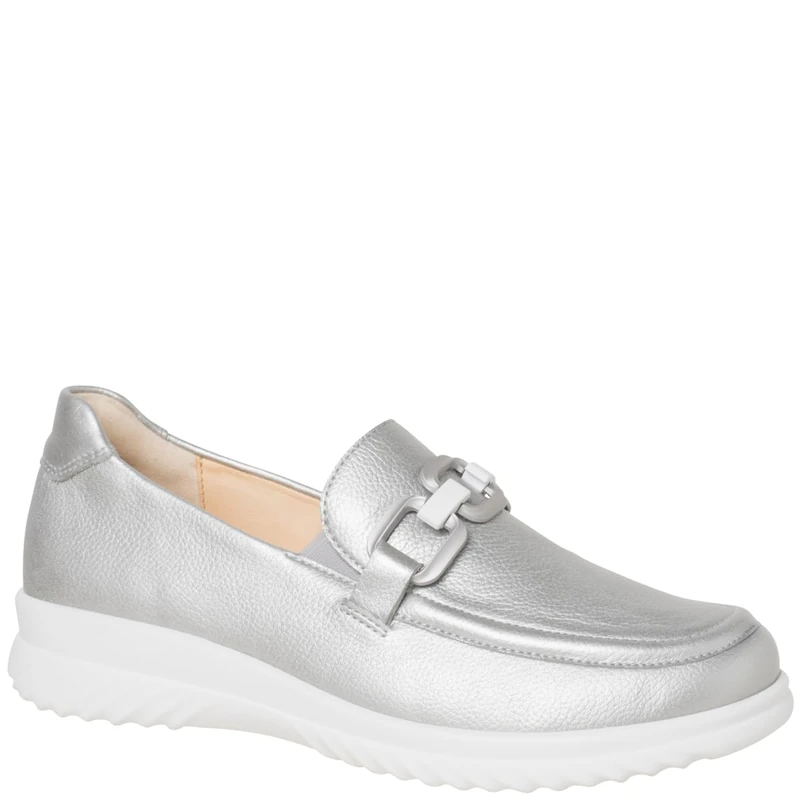 Ganter Women's Heike Ballet Flat, Silver, 4 UK - Image 1