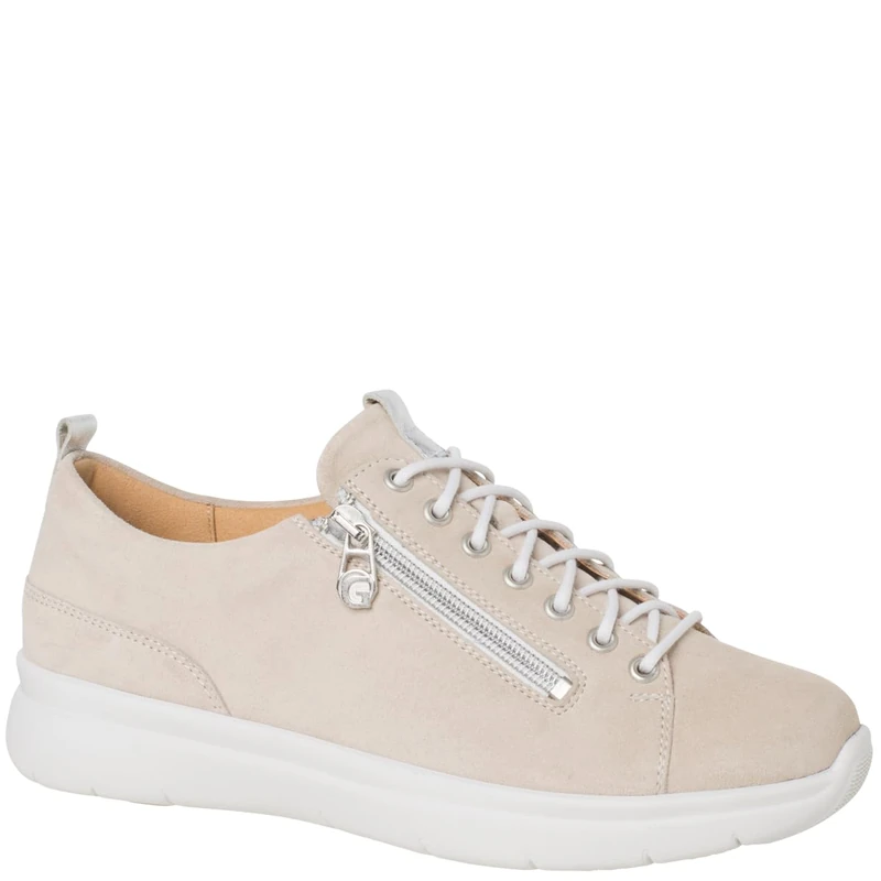 Ganter Women's Kira Sneaker, Ecrú, 4.5 UK