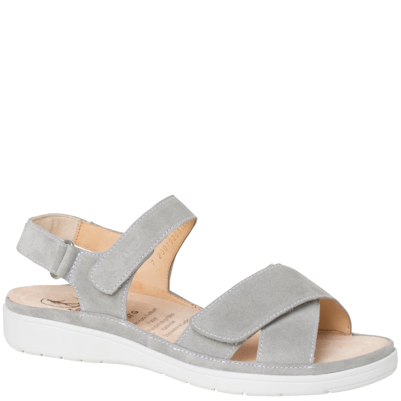 Ganter Women's Gina Sandal, Stone, 3.5 UK