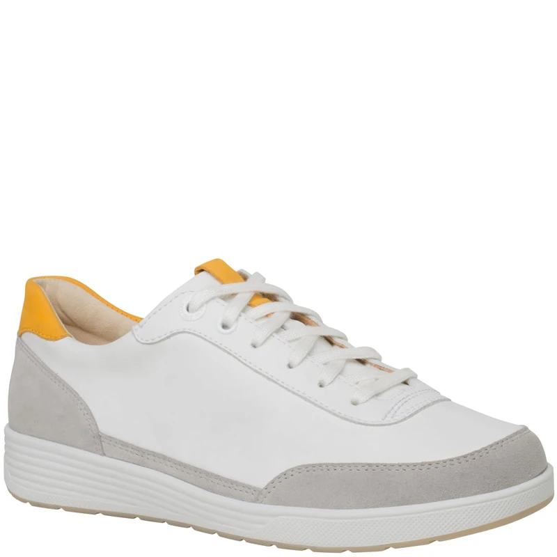 Ganter Women's Gerda Sneaker, Milk, 8.5 UK