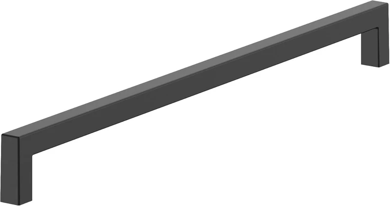 Amerock BP54046FB | Matte Black Appliance Pull | 18 inch (457mm) Center-to-Center Cabinet Handle | Monument | Furniture Hardware