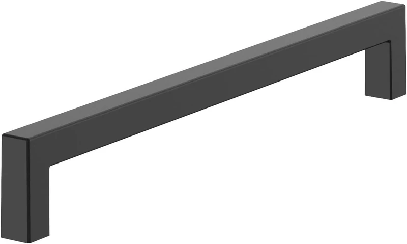 Amerock BP54045FB | Matte Black Appliance Pull | 12 inch (305mm) Center-to-Center Cabinet Handle | Monument | Furniture Hardware
