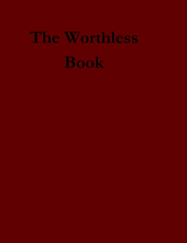 The Worthless Book: The Biggest Waste of Money on Amazon
