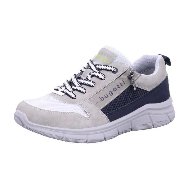 bugatti 341-AFA07 Men's Lace-Up, Light Grey/Dark Blue, 44 EU, Light Grey Dark Blue, 8 UK - Image 1