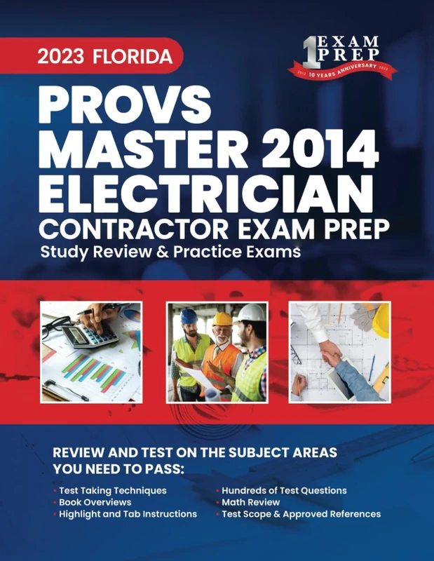 2023 Florida County Prov Master 2014 Electrician Exam Prep: 2023 Study Review & Practice Exams