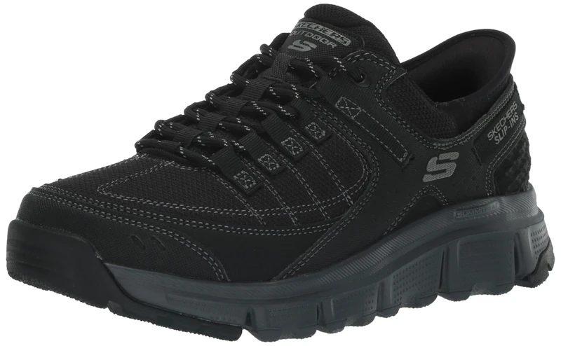 Skechers Men's Summits at Hands Free Slip-in Sneaker, Black/Charcoal, 8.5 UK Wide - Image 1