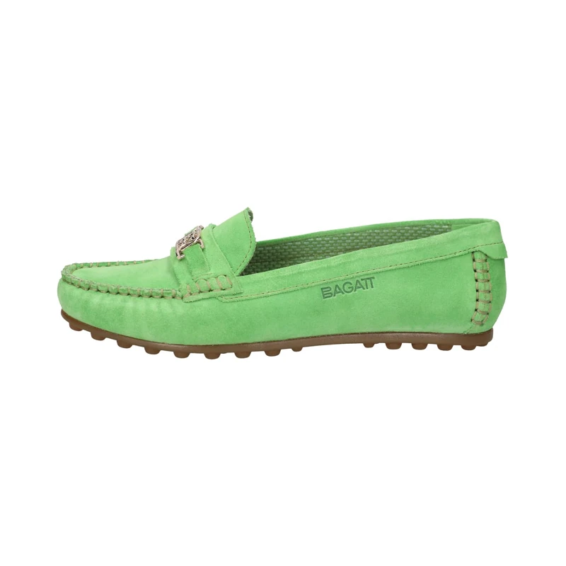 BAGATT Women's D31-ak662 Mocassin, Green, 4 UK