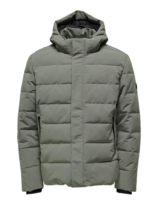 Only & Sons Men's Onscayson Puffa OTW Quilted Jacket, Castor Gray, S