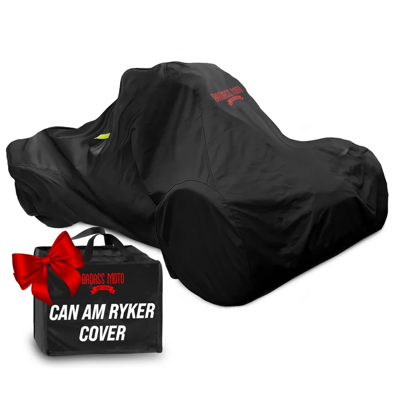 Ultimate Compatible with Can Am Ryker Cover Fits 600, Rally, Sport, Can Am Ryker 900 Cover. All Wx Protection Durable Waterproof Can Am Ryker Accessories. Heavy Duty Can Am Storage Outdoor Great Gifts