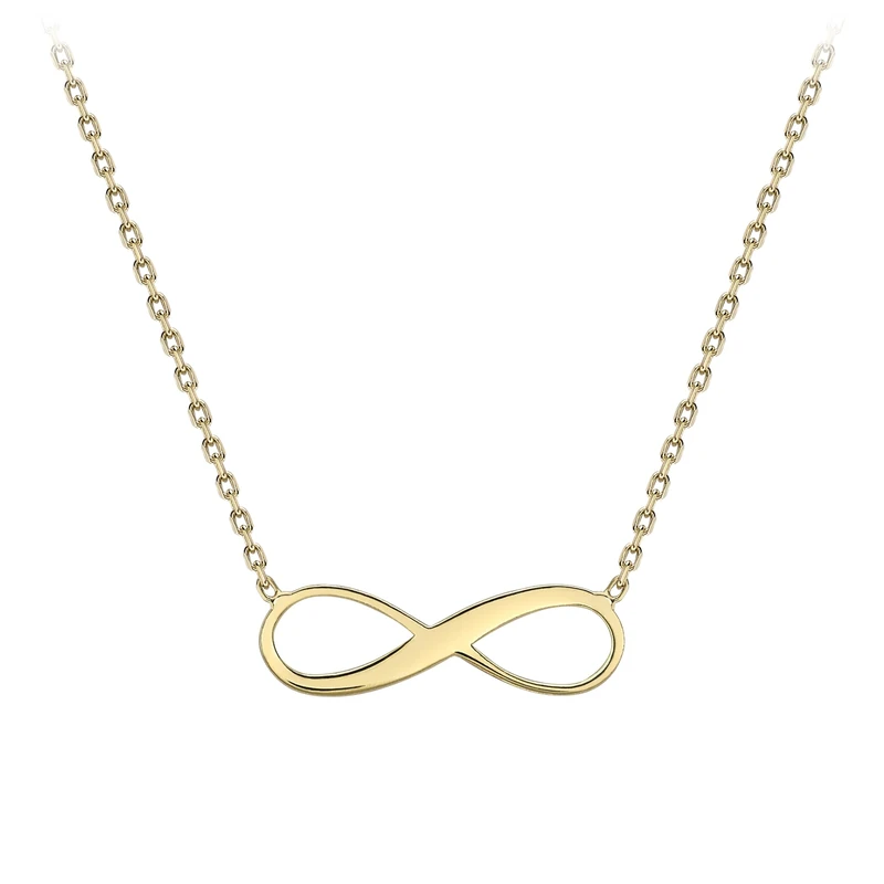 Amazon Essentials 9ct Yellow Gold Infinity Necklace (previously Amazon Collection)