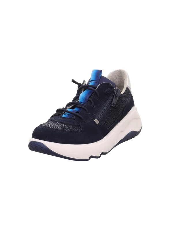 Superfit Melody Girls' Trainers, Blue Silver 8000, 3 UK