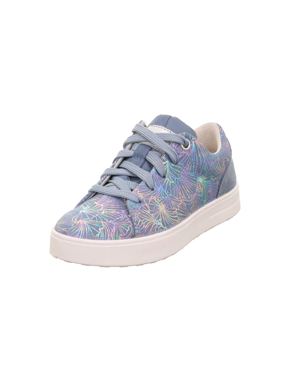 Superfit Stella 1-000807 Girls' Trainers, Blue Silver 8000, 8 UK Child