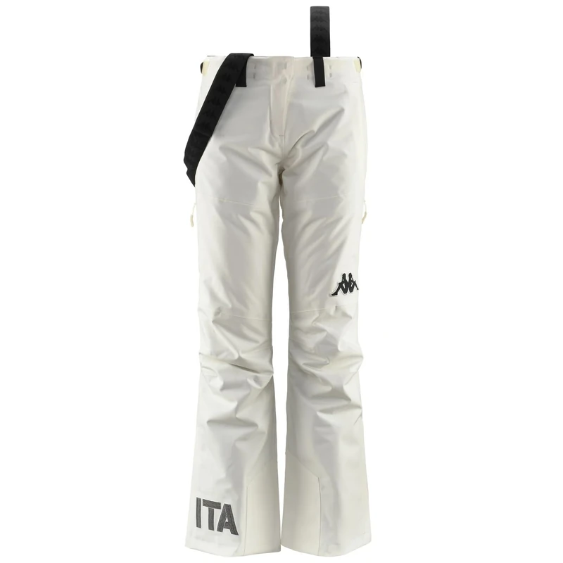 Kappa 371J5BW-A02 6CENTO 665 ITA Pants Women's White Milk Size M
