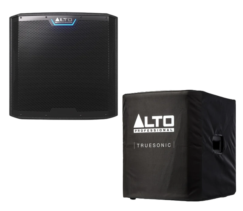 Alto Professional TS12S - 2500W 12-inch Subwoofer, Powered PA Speaker with 6 Selectable DSP Modes and Durable Slip-on Cover for TS12S Powered Subwoofer