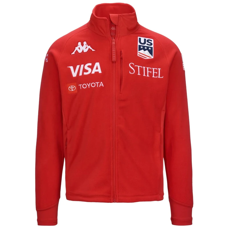 Kappa 321S3XW-250 6CENTO 687 US Sweatshirt Men's Red Size S