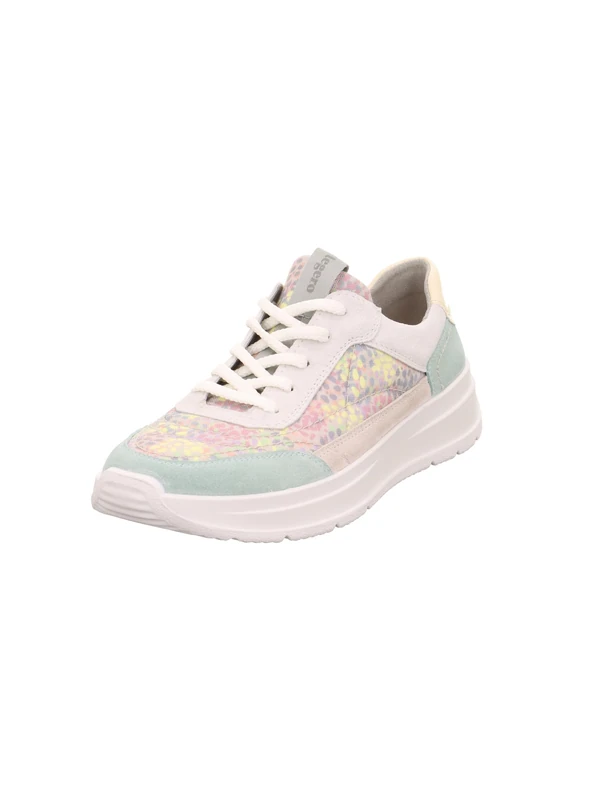Legero Women's Sprinter Sneaker, Multicoloured Green 9760, 7.5 UK