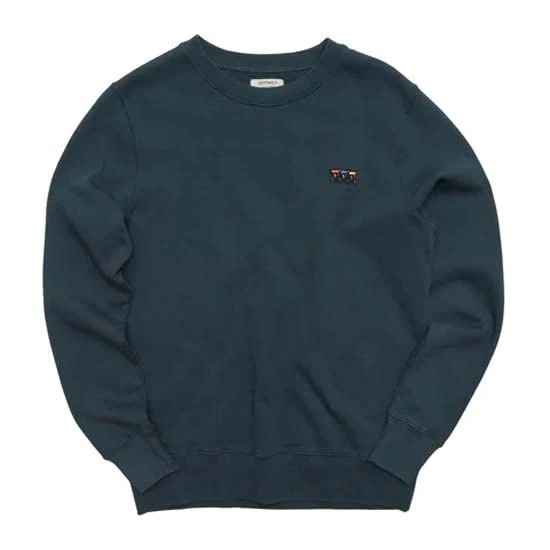 ERSTWHILE Waaier Taglia Sweatshirt, Blue, XL