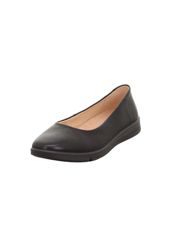 Legero Women's Lucca Ballerina Shoes, Black 0120, 4 UK
