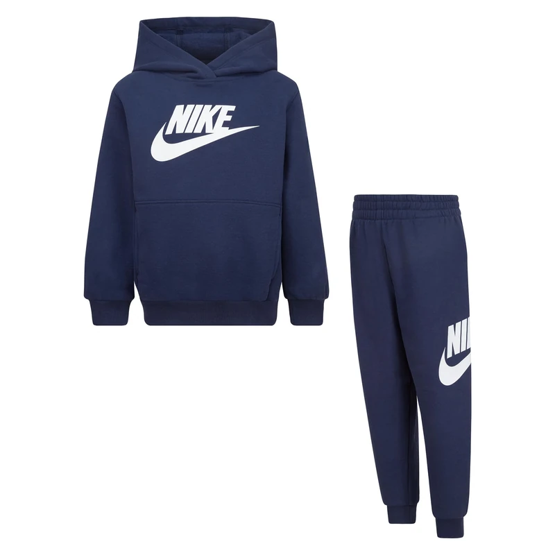 NIKE Children's Tracksuit Club Fleece Blue Code 86L135-U90, true blue/vintage white, 2-3 Years