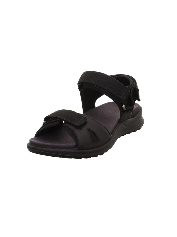 Legero Women's Siris Flat Sandal, Black 0100, 7.5 UK