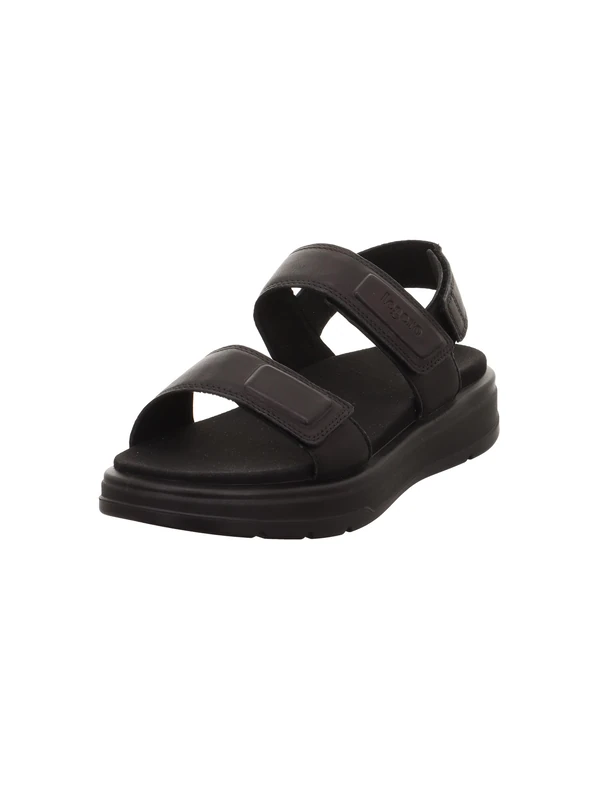 Legero Women's Sunwalker Flat Sandal, Black 0100, 7.5 UK