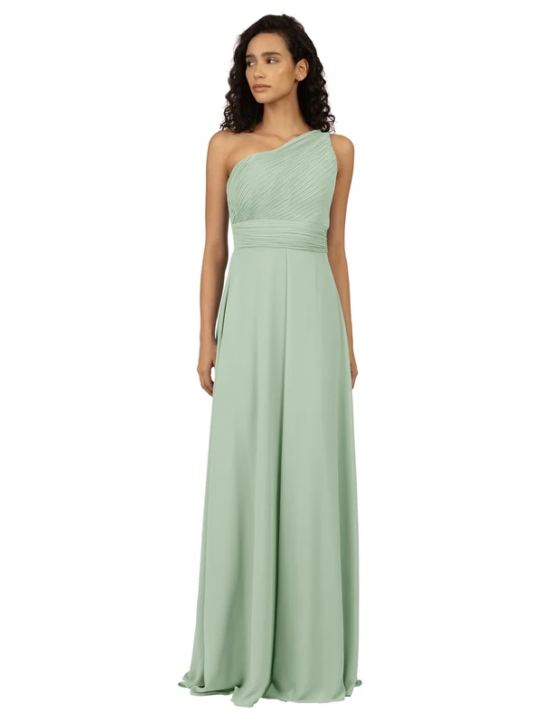 ApartFashion Women's One-Shoulder Evening Dress Formal Night, Mint, 10